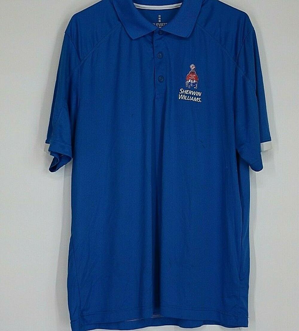 ELEVATE Men's Hommes Polo Shirt Sz XL